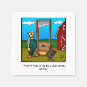 Thanksgiving Humor Papieren servetten