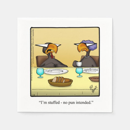 Thanksgiving Humor Papieren servetten (Voorkant)