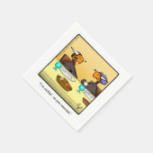 Thanksgiving Humor Papieren servetten (Hoek)