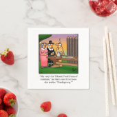Thanksgiving Humor Papieren servetten (Insitu)