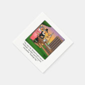 Thanksgiving Humor Papieren servetten (Hoek)