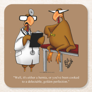 Thanksgiving Humor Partij Onderzetters