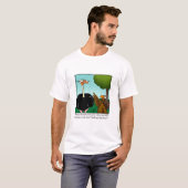 Thanksgiving Humor Tee Shirt voor hem (Voorkant volledig)