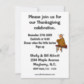 Thanksgiving Humor Uitnodigingen "Spectickles" (Achterkant)