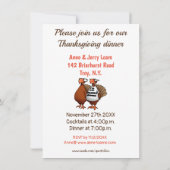 Thanksgiving Humor Uitnodigingen "Spectickles" (Achterkant)