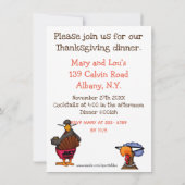 Thanksgiving Humor Uitnodigingen "Spectickles" (Achterkant)