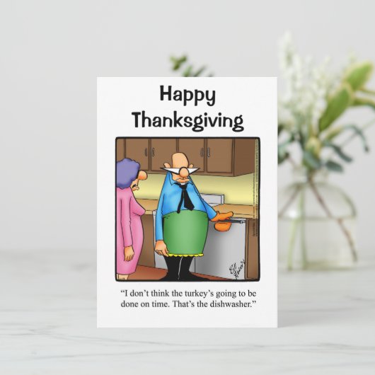 Thanksgiving Humor Uitnodigingen "Spectickles" (Staand voorkant)