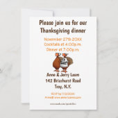 Thanksgiving Humor Uitnodigingen "Spectickles" (Achterkant)