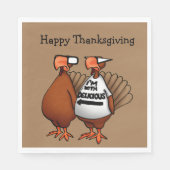 Thanksgiving Humor vakantieservetten Servet (Voorkant)