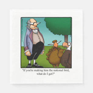Thanksgiving Humor vakantieservetten Servet