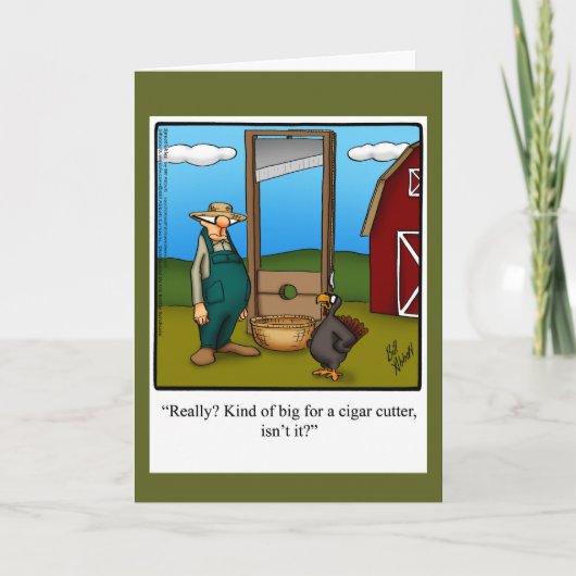 Thanksgiving Humor Wenskaart "Spectickles" Feestdagen Kaart (Voorkant)