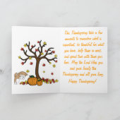 Thanksgiving Husky Wenskaart Feestdagen Kaart (Binnen)
