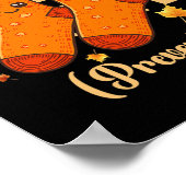 Thanksgiving I Love Herfst Prevention Autumn Funny Poster (Hoek)