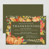 Thanksgiving I van de bladzijden van het pompoenko Kaart (Voorkant / Achterkant)