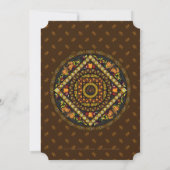 Thanksgiving Iconen Party Invitation Kaart (Achterkant)