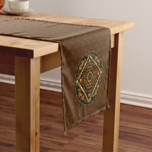 Thanksgiving Iconen Table Runner Korte Tafelloper (Voorbeeld)