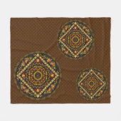 Thanksgiving Icons Fleece Blanket Deken (Voorkant (Horizontaal))