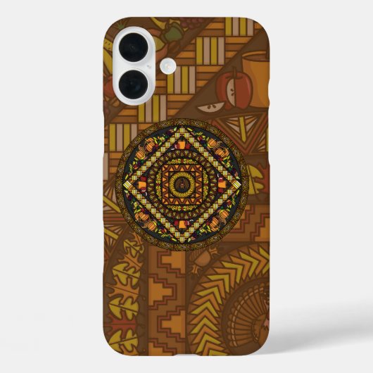 Thanksgiving Icons Hoesje-Mate Telefoon Case (Achterkant)