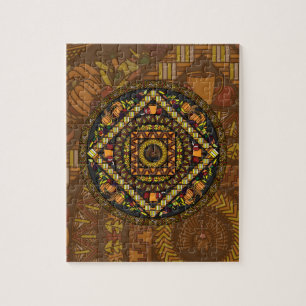Thanksgiving Icons Puzzle Legpuzzel