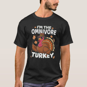 Thanksgiving Ik ben de Omnivore Turkije Family Pre T-shirt