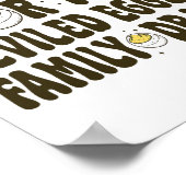 Thanksgiving Ik Ben Hier Gewoon Voor De Deviled Eg Poster (Hoek)