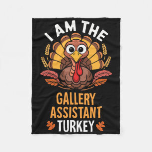 Thanksgiving Ik ben in de galerij Istant kalkoen m Fleece Deken