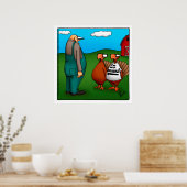 Thanksgiving "Ik ben met heerlijk" Poster (Keuken)