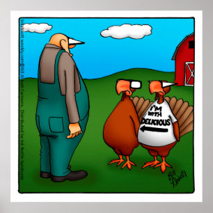 Thanksgiving "Ik ben met heerlijk" Poster