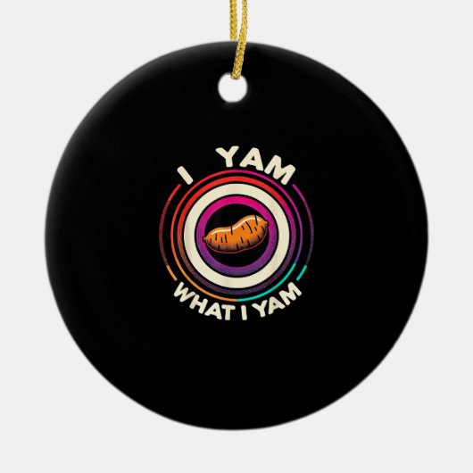 Thanksgiving - Ik ben wat ik ben Keramisch Ornament (Voorkant)