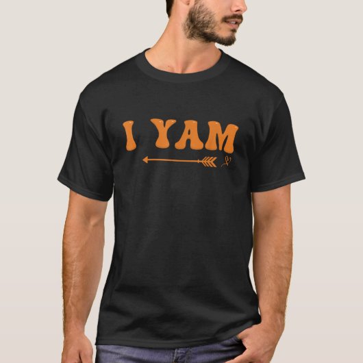 Thanksgiving Ik Yam Vrouw Paar Thanksgiving Vrouwe T-shirt (Voorkant)