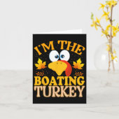 Thanksgiving I'm the Boating Turkey Matching Kaart (Gele Bloem)