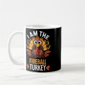 Thanksgiving I'm The Fireball Turkey Funny Matchin Koffiemok (Links)