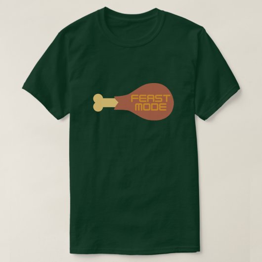 Thanksgiving in de Feast-modus T-shirt (Design voorkant)