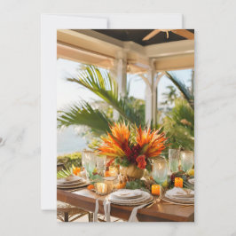 Thanksgiving in de Tropen Feestdagenkaart