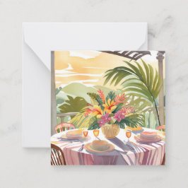 Thanksgiving in Florida - Notecard Notitiekaartje