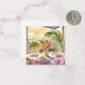 Thanksgiving in Florida - Notecard Notitiekaartje (Voorkant / Achterkant in situ)