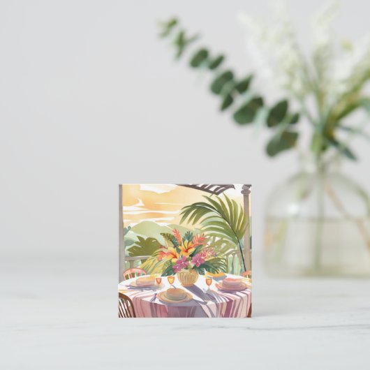 Thanksgiving in Florida - Notecard Notitiekaartje (Staand voorkant)