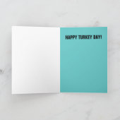 Thanksgiving in gijzeling feestdagen kaart (Binnen)