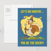 Thanksgiving in gijzeling feestdagenkaart (Voorkant / Achterkant)