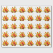 Thanksgiving in het najaar cadeaupapier (Vlak)
