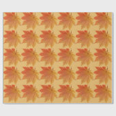 Thanksgiving in het najaar cadeaupapier (Vlak)