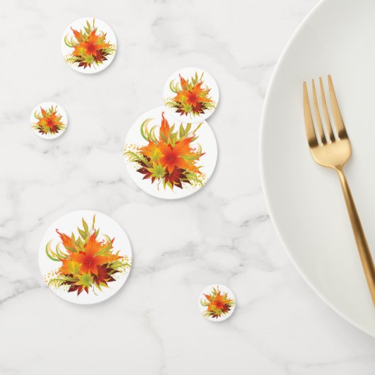 Thanksgiving in het najaar confetti (Groep)