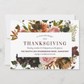 Thanksgiving in het najaar kaart (Voorkant)