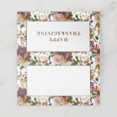 Thanksgiving in het najaar plaatskaartje (Buitenkant ongevouwen)