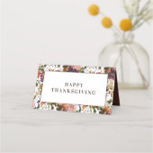 Thanksgiving in het najaar plaatskaartje (Achterkant)