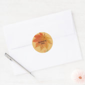 Thanksgiving in het najaar ronde sticker (Envelop)