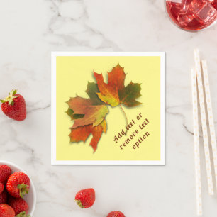 Thanksgiving in het najaar servet