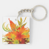 Thanksgiving in het najaar sleutelhanger (Achterkant)