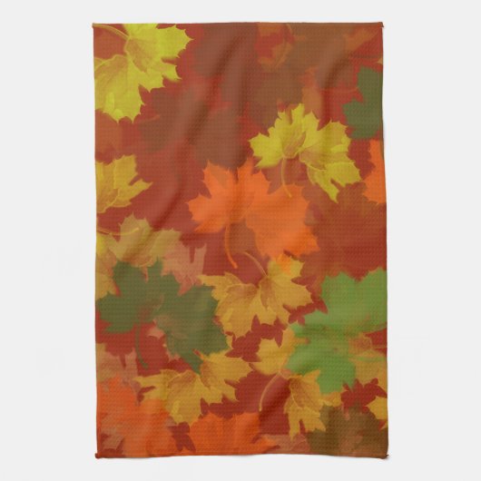Thanksgiving in het najaar theedoek (Verticaal)