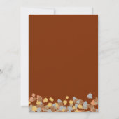 Thanksgiving in najaar laat  verlichting kaart (Achterkant)